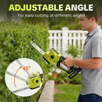 SEESE Cordless 2-in-1 Grass Shear & Shrub Trimmer