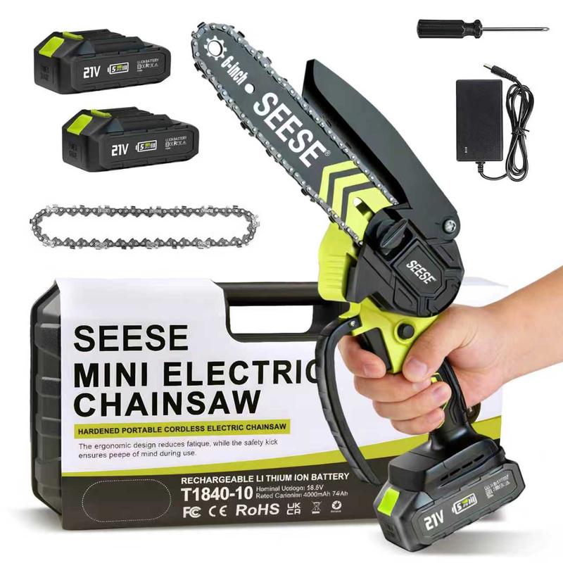 SEESE Cordless Mini ChainSaw (Max Power)