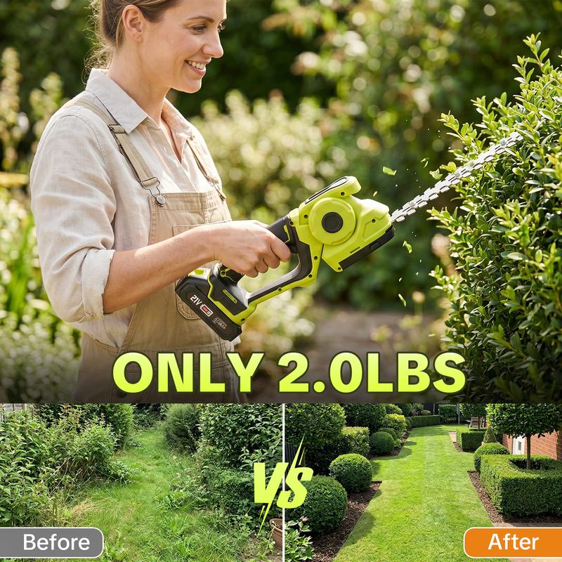SEESE Cordless 2-in-1 Grass Shear